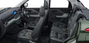 Tata Punch 2025 interior with 10.25-inch infotainment and premium leather seats