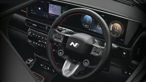 Hyundai VENUE N Line steering wheel