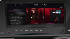 Kia Sonet touchscreen