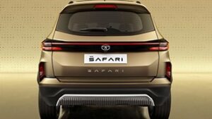 Tata Safari Rear Profile