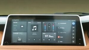 mg Gloster touchscreen