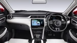 mg zs ev dashboard