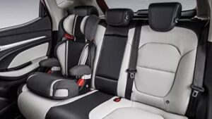 mg zs ev rear seat