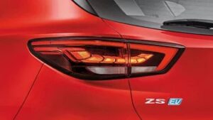 mg zs ev tail light