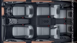 nissan x-trail seat arrangement