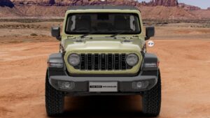 jeep wrangler front view